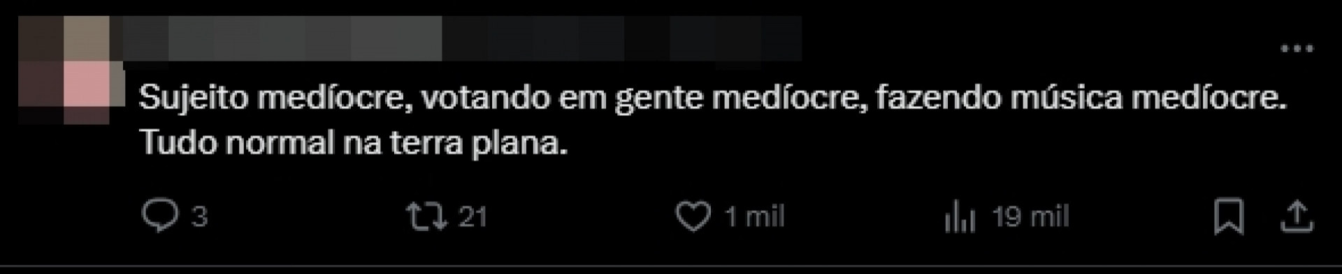 Prints tirados de uma página da X, antigo Twitter - Reprodução/X