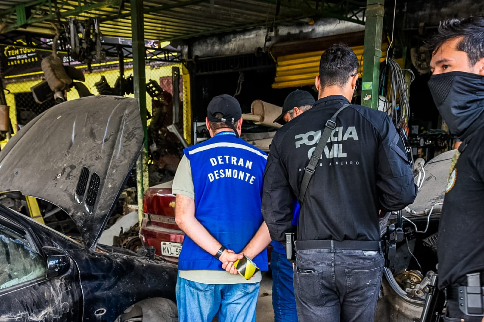 Estabelecimentos não apresentavam nota fiscal de peças automotivas - Alexandre Simonini / Detran-RJ
