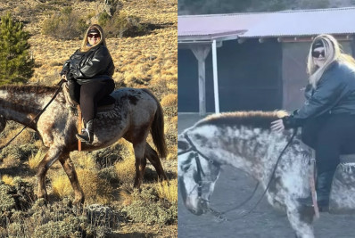 Com menos 50 kg, Thais Carla anda a cavalo após anos