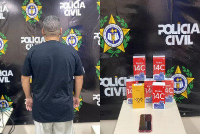 Polícia Civil recupera 23 celulares e prende homem por receptação qualificada em Cabo Frio