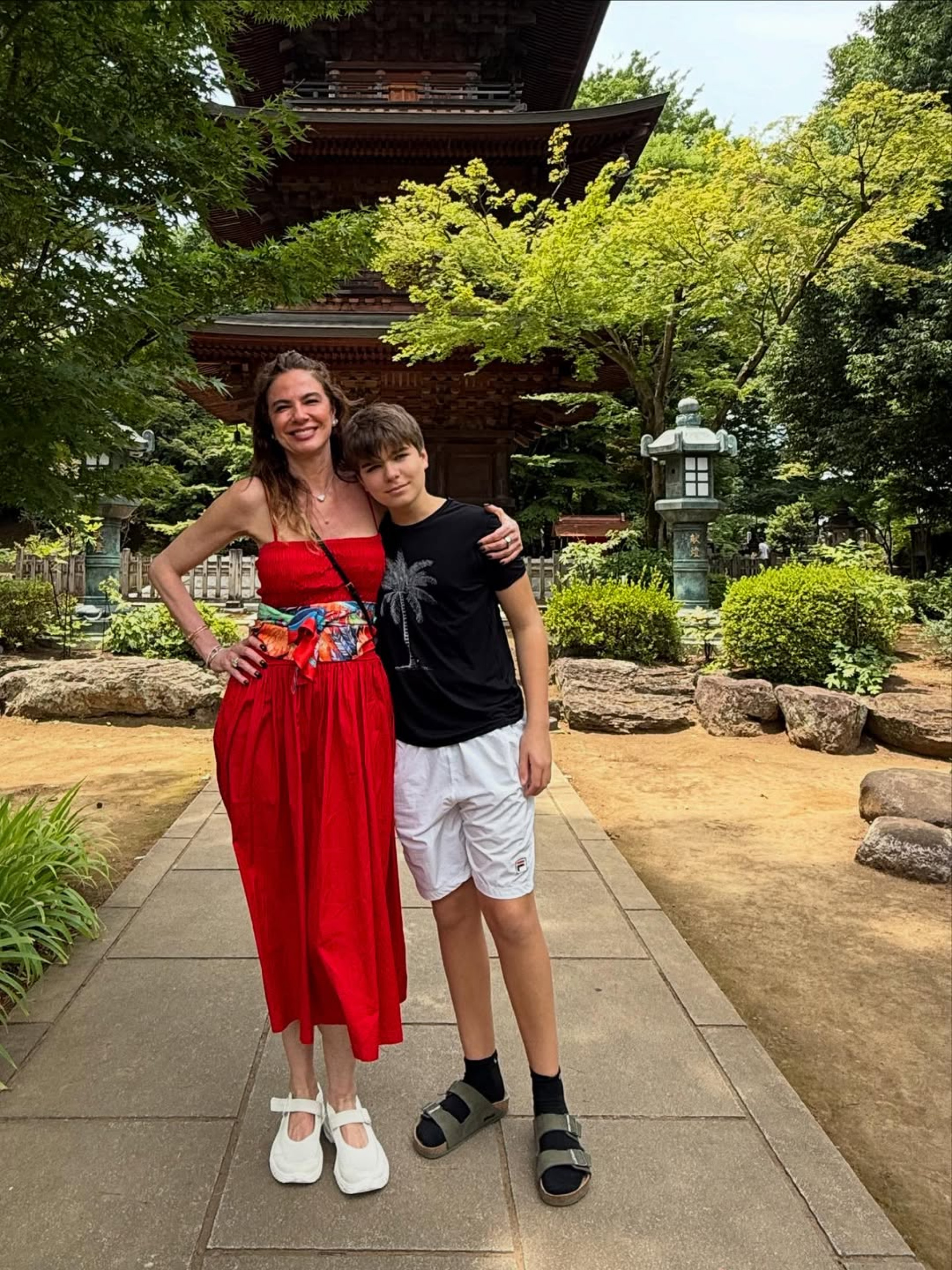 Luciana Gimenez e o filho mais novo, Lorenzo Gabriel - Reprodução / Instagram