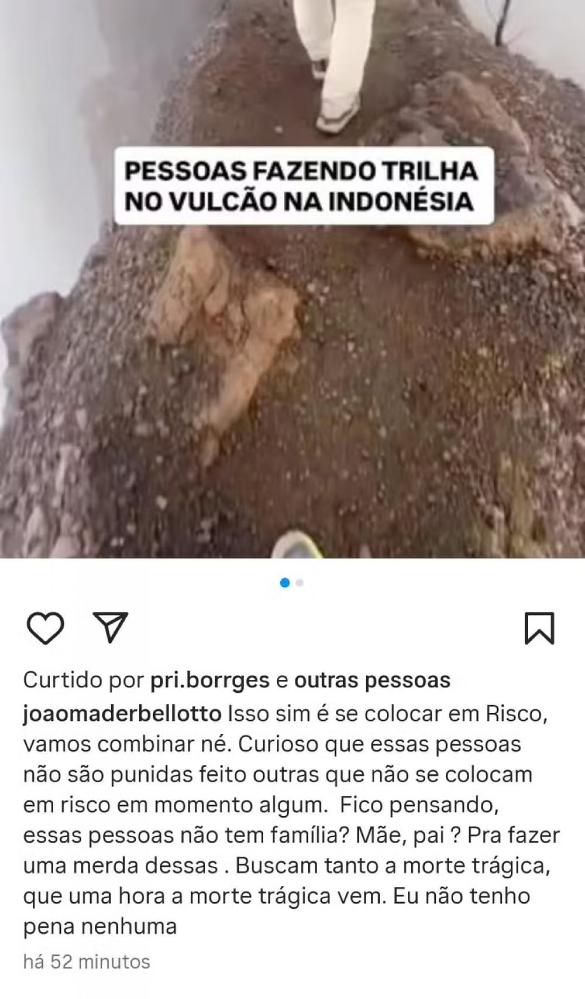 Print tirado do Instagram de Jo&atilde;o Mader Belloto - Reprodu&ccedil;&atilde;o/Instagram