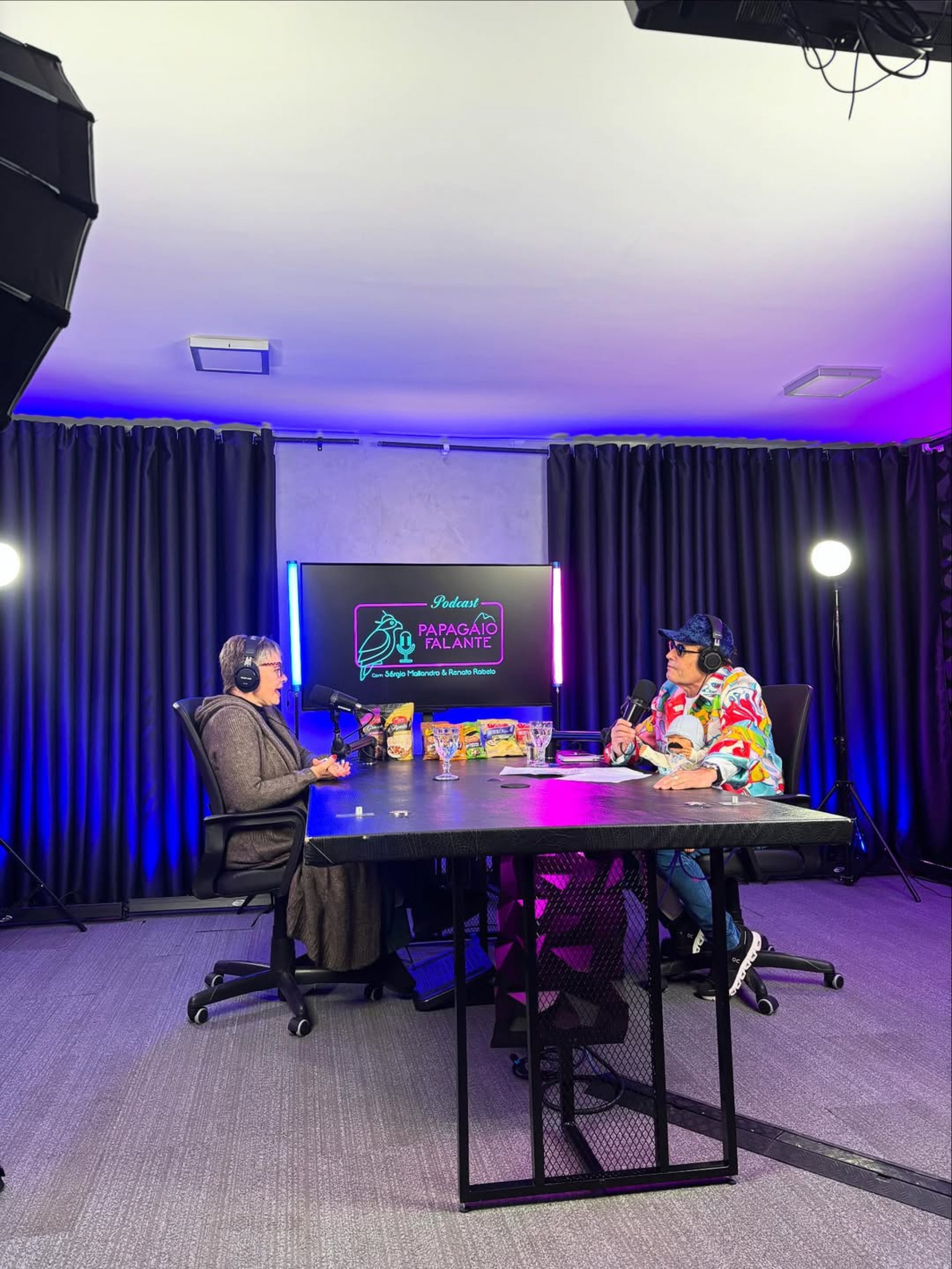 Cintia Abravanel esteve no podcast 'Papagaio Falante'  - Reprodução/instagram