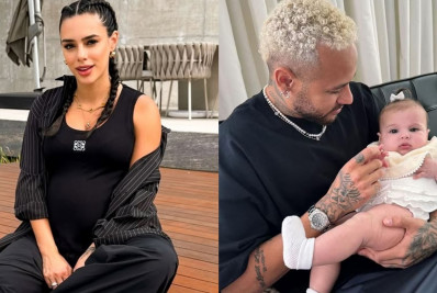 Bruna Biancardi marca presença na festa de 1 ano da filha de Neymar