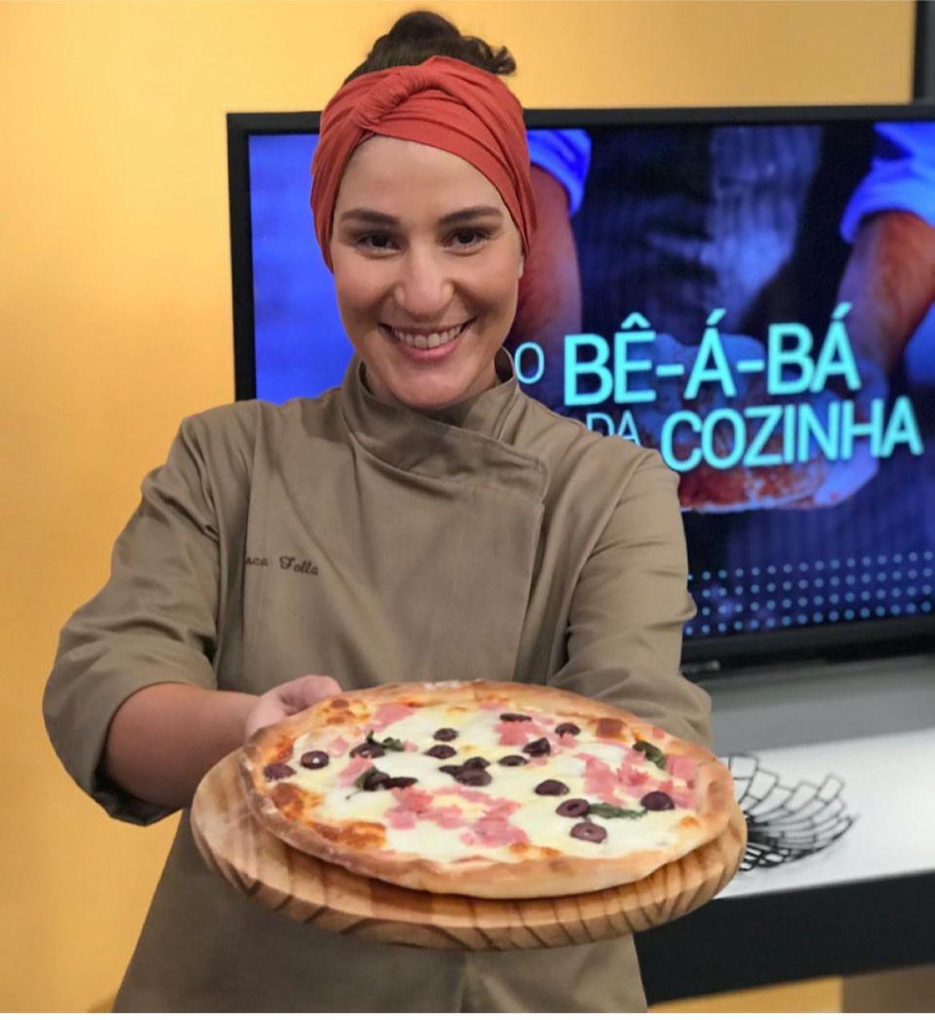 A chef Bianca Folla ensina a fazer uma pizza bem gostosa - Divulgação