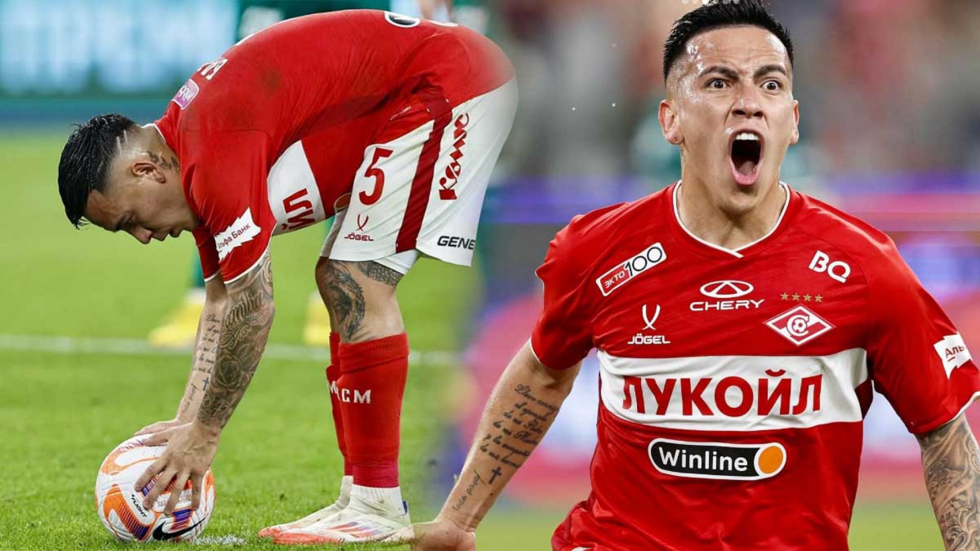 Esequiel Barco sondado pelo Flamengo em a&ccedil;&atilde;o pelo Spartak - Montagem Canal Resenha Rubro Negra do Youtube
