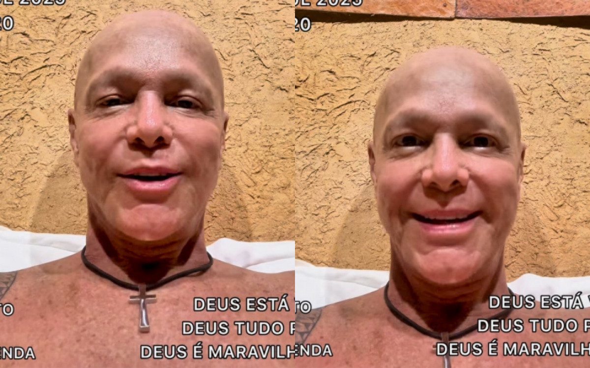 Cantor revelou recentemente que finalizou a quinta sessão de quimioterapia
