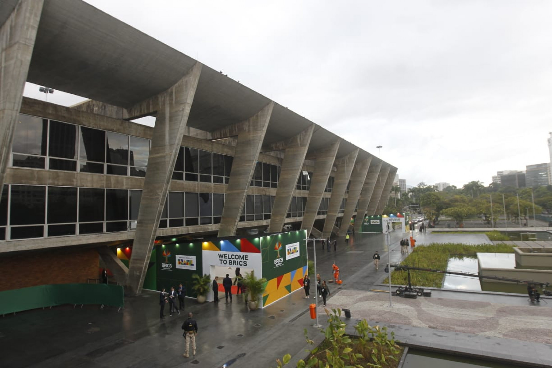 Movimentação para reunião do BRICS, no MAM, no Aterro do Flamengo - Reginaldo Pimenta/Agência O DIA