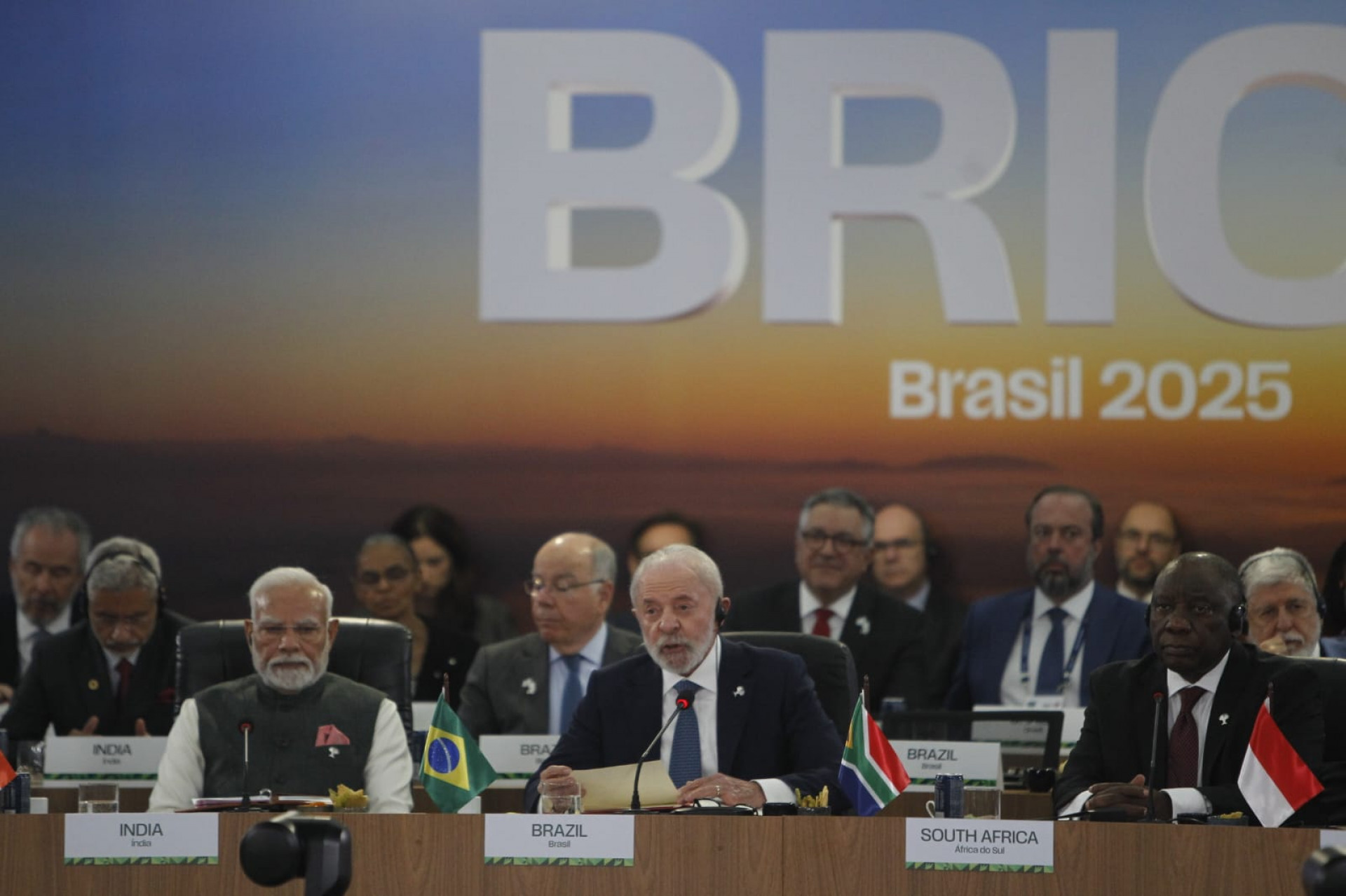 Lula discursou em cerim&ocirc;nia de abertura do Brics - Reginaldo Pimenta/Ag&ecirc;ncia O DIA