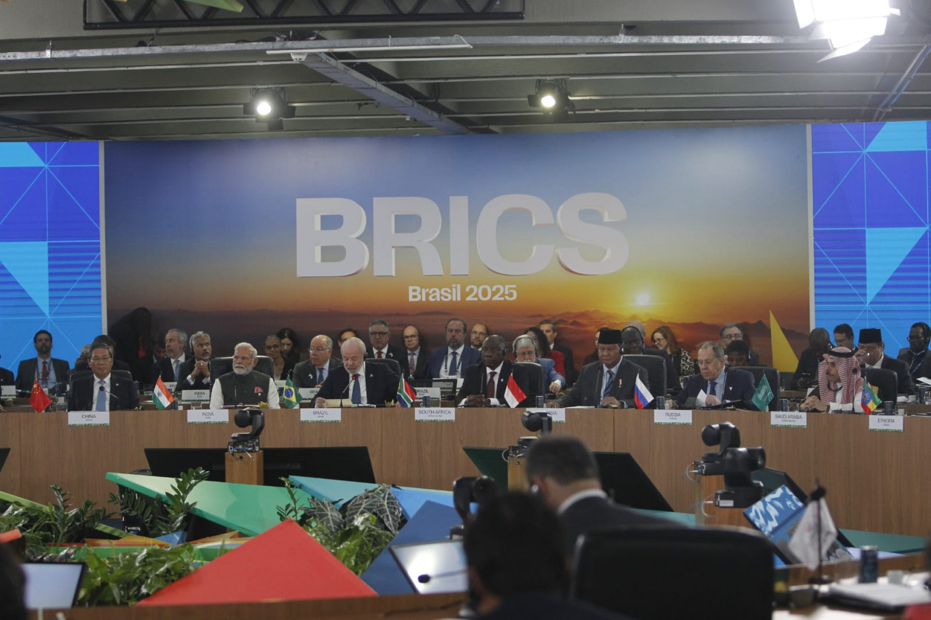 Reunião dos Brics reúne lideranças mundiais no Rio - Reginaldo Pimenta/Agência O DIA