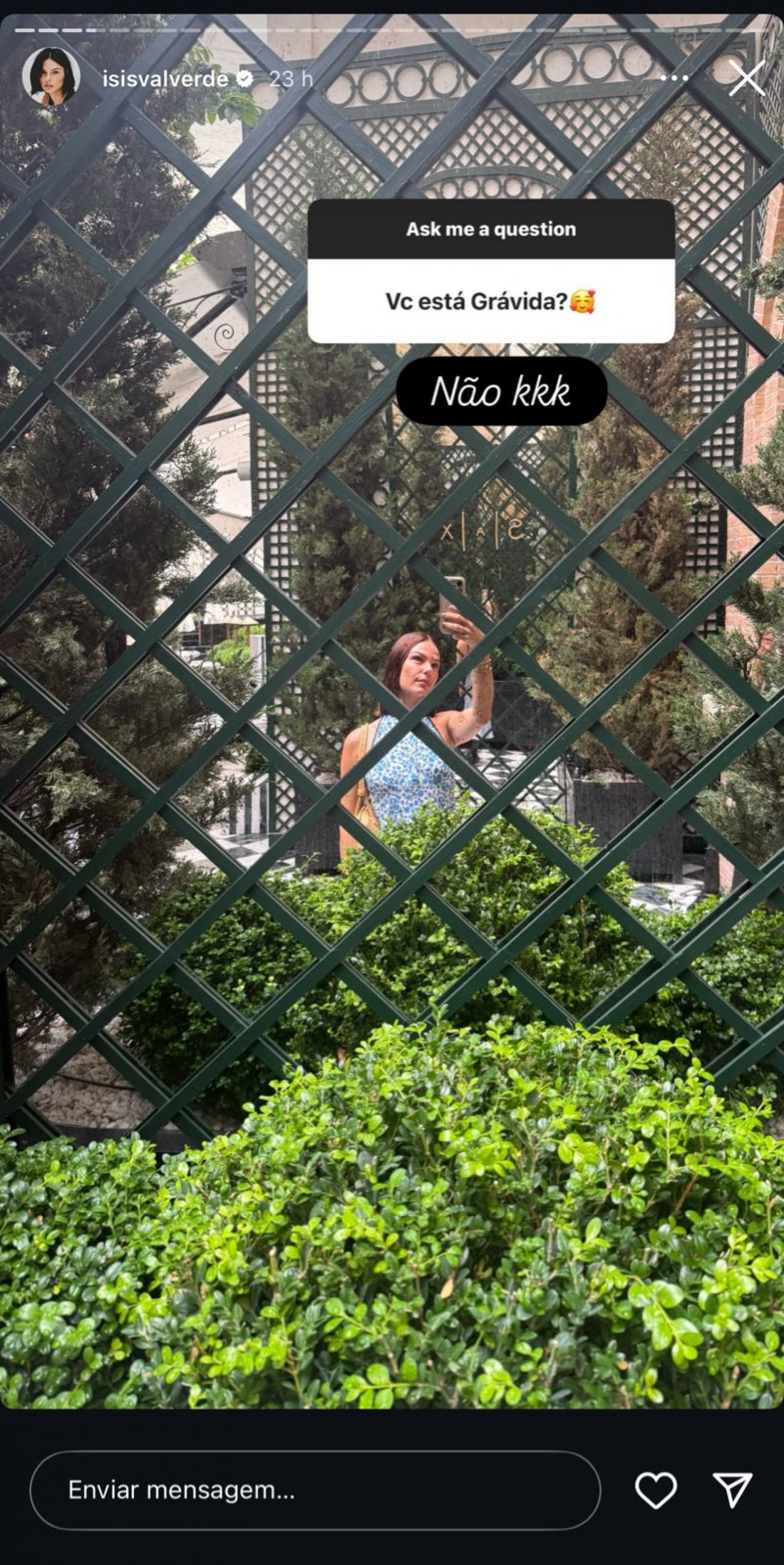 Isis Valverde nega rumores de que estaria grávida - Reprodução Instagram