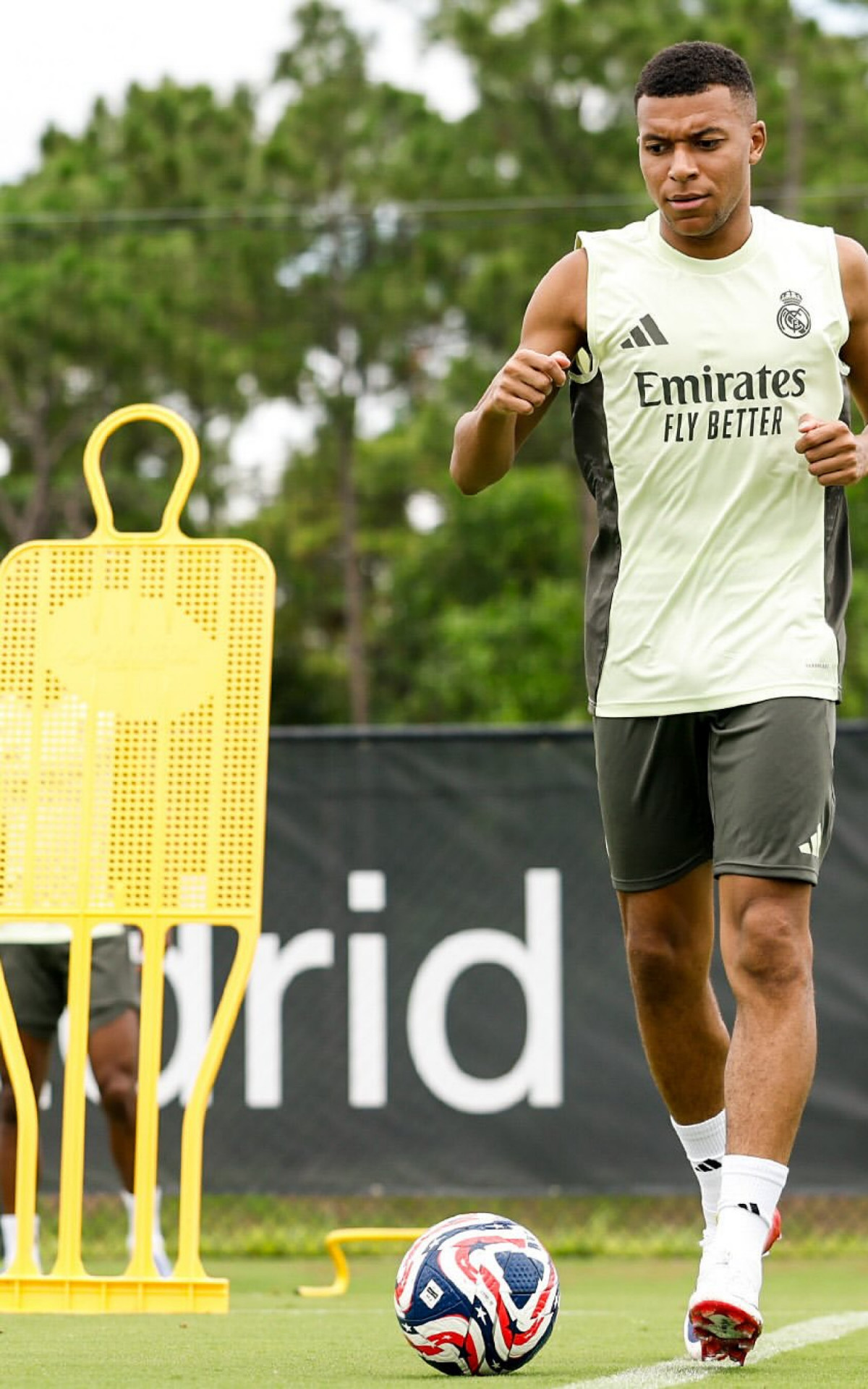 Mbapp&eacute; em treino do Real Madrid nos Estados Unidos - Divulga&ccedil;&atilde;o / Real Madrid