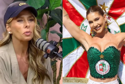 Adriane Galisteu defende escolha de Virginia como Rainha de Bateria