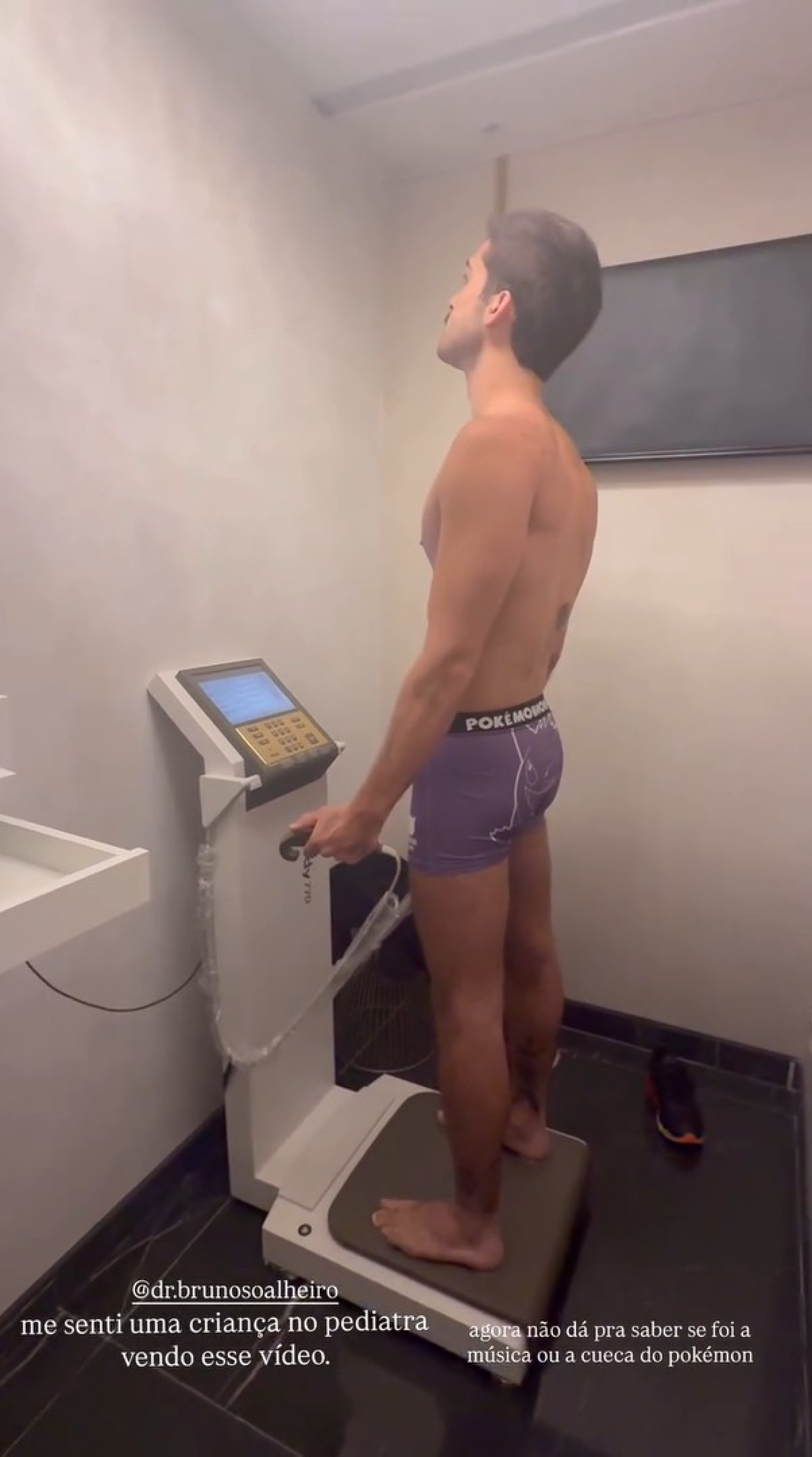 João Guilherme mostra evolução na academia - Reprodução / Instagram