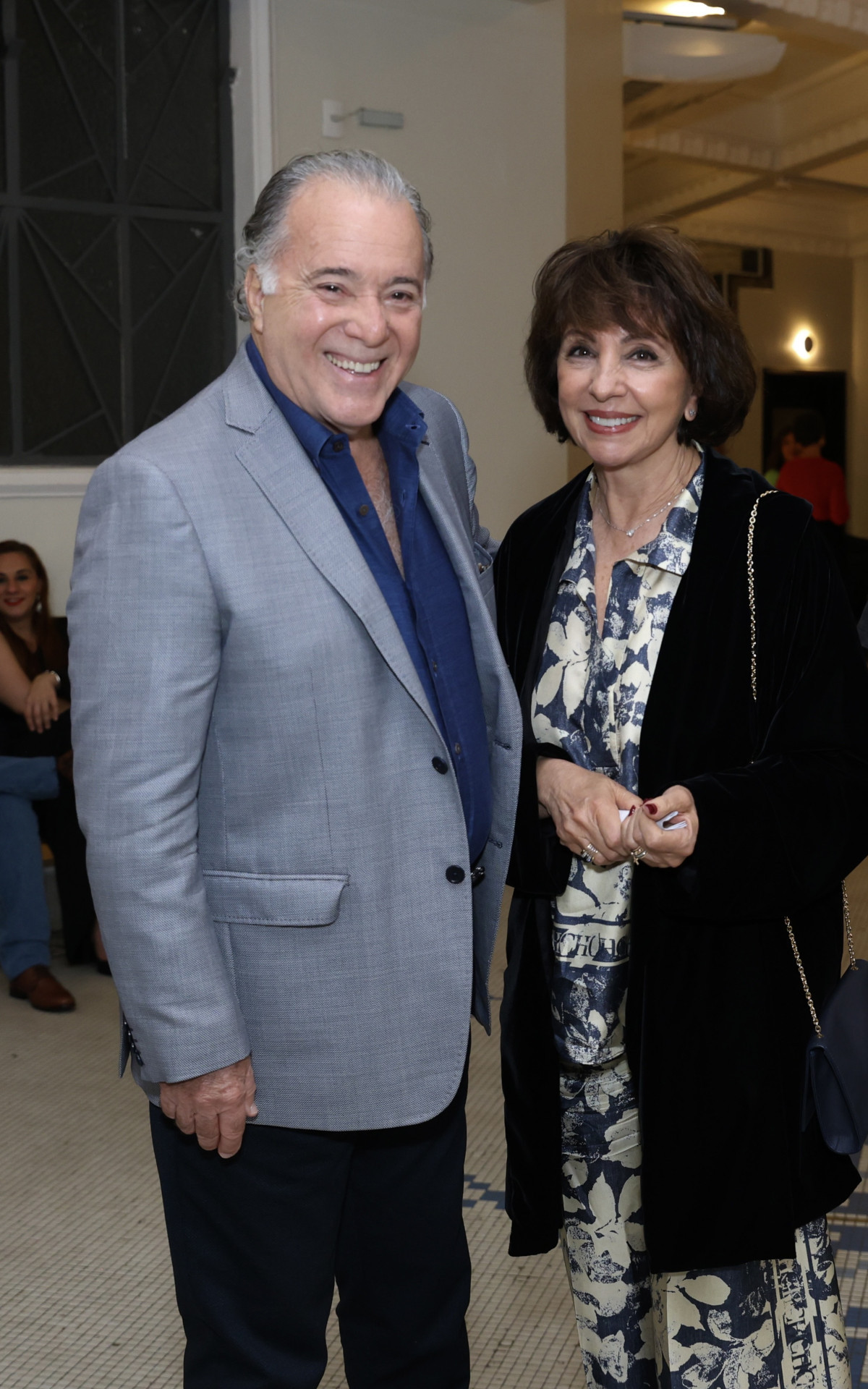 Tony Ramos e a mulher