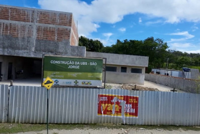 UBS São Jorge avança para 75% das obras
