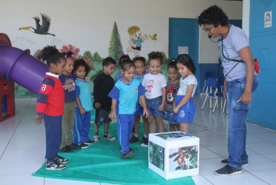 Alunos da rede municipal participam de mais uma atividade do projeto Meu Ambiente