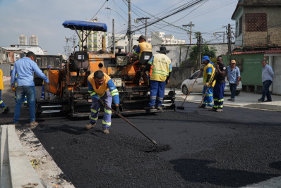Trecho do MUVI é pavimentado na Estrela do Norte