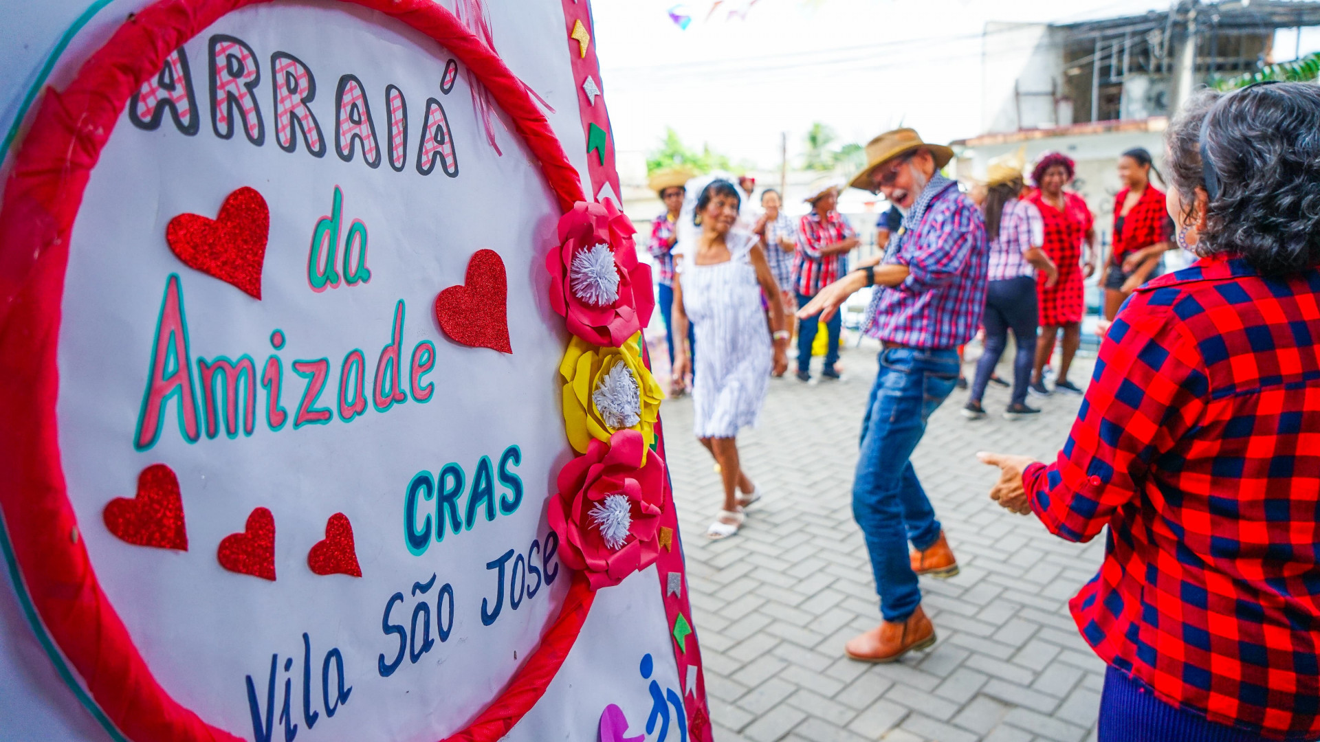 CRAS Vila S&atilde;o Jos&eacute; realiza festa julina com comidas t&iacute;picas, m&uacute;sica e anima&ccedil;&atilde;o  - Gilberto Rocha/ PMSJM