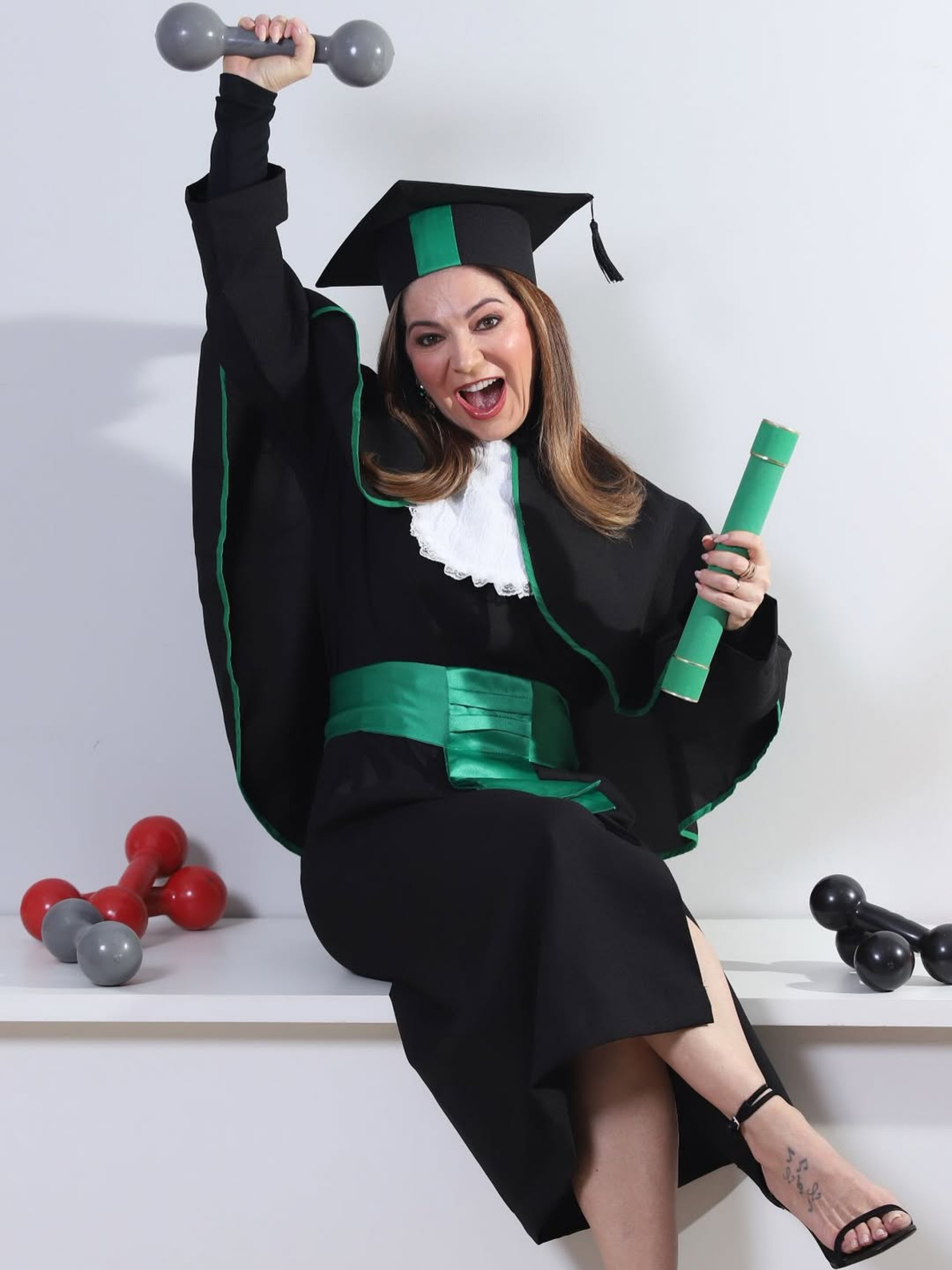 Karina Lucco concluiu a graduação em Educação Física  - Reprodução/Instagram 