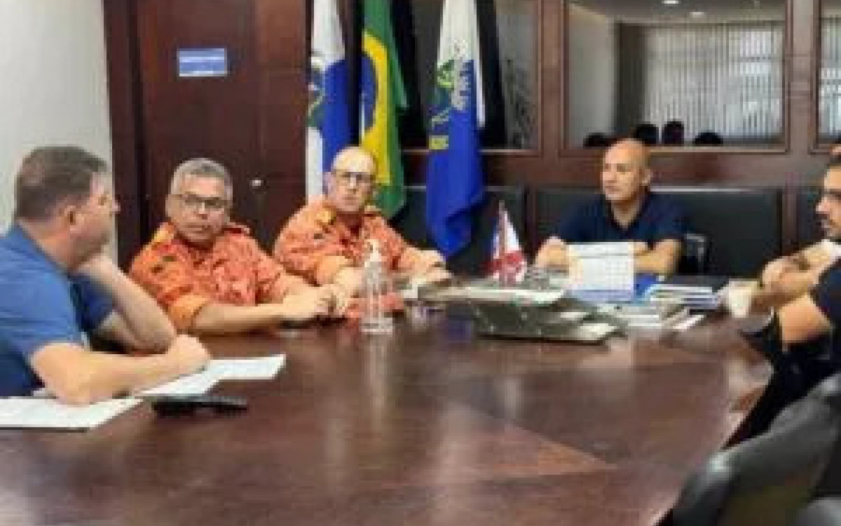 Reunião aconteceu no gabinete do prefeito