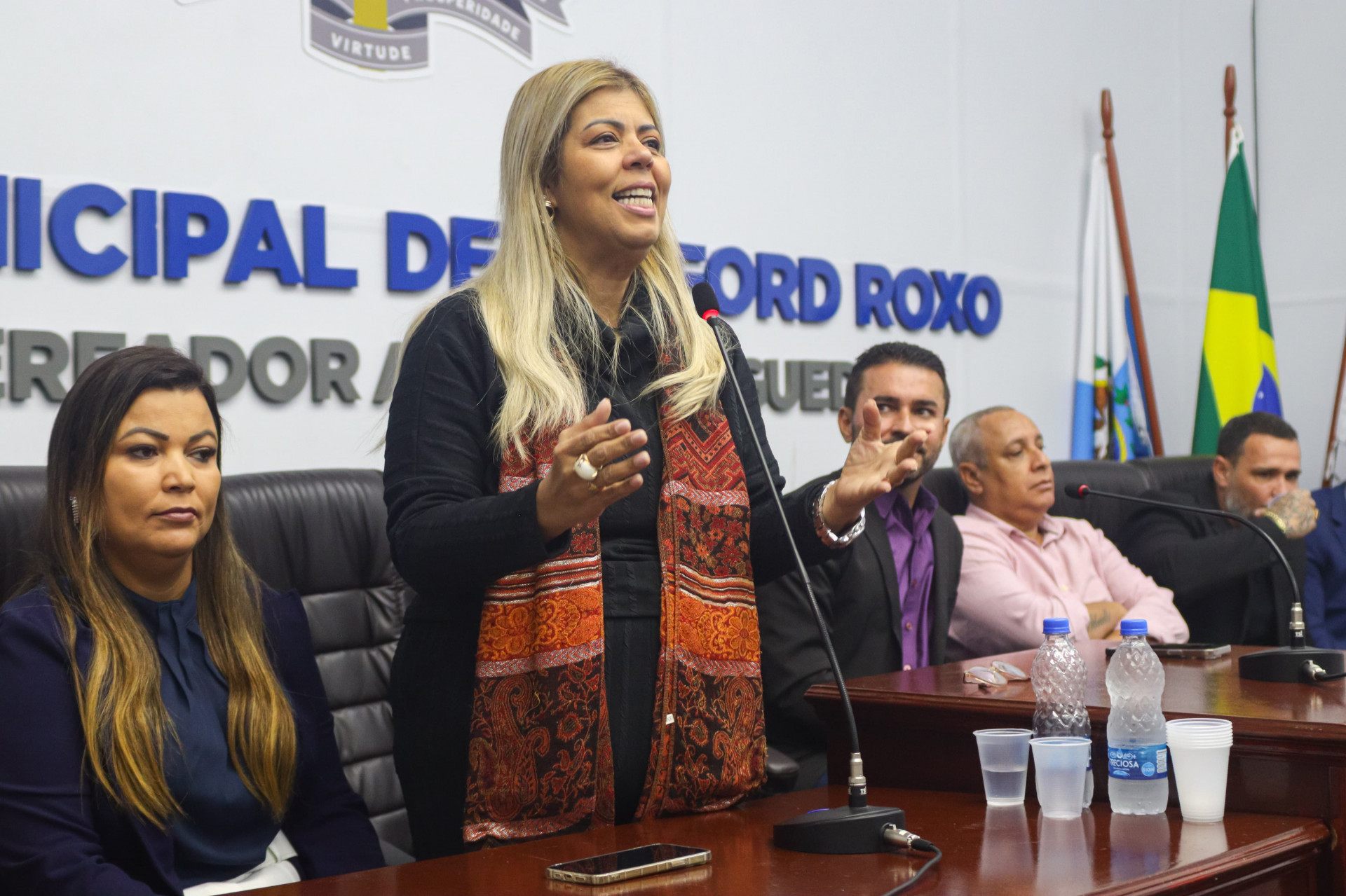 A secret&aacute;ria de Educa&ccedil;&atilde;o, Sheila Boechat, destacou a import&acirc;ncia do curso de forma&ccedil;&atilde;o de Libras   - Jean Carlos / PMBR