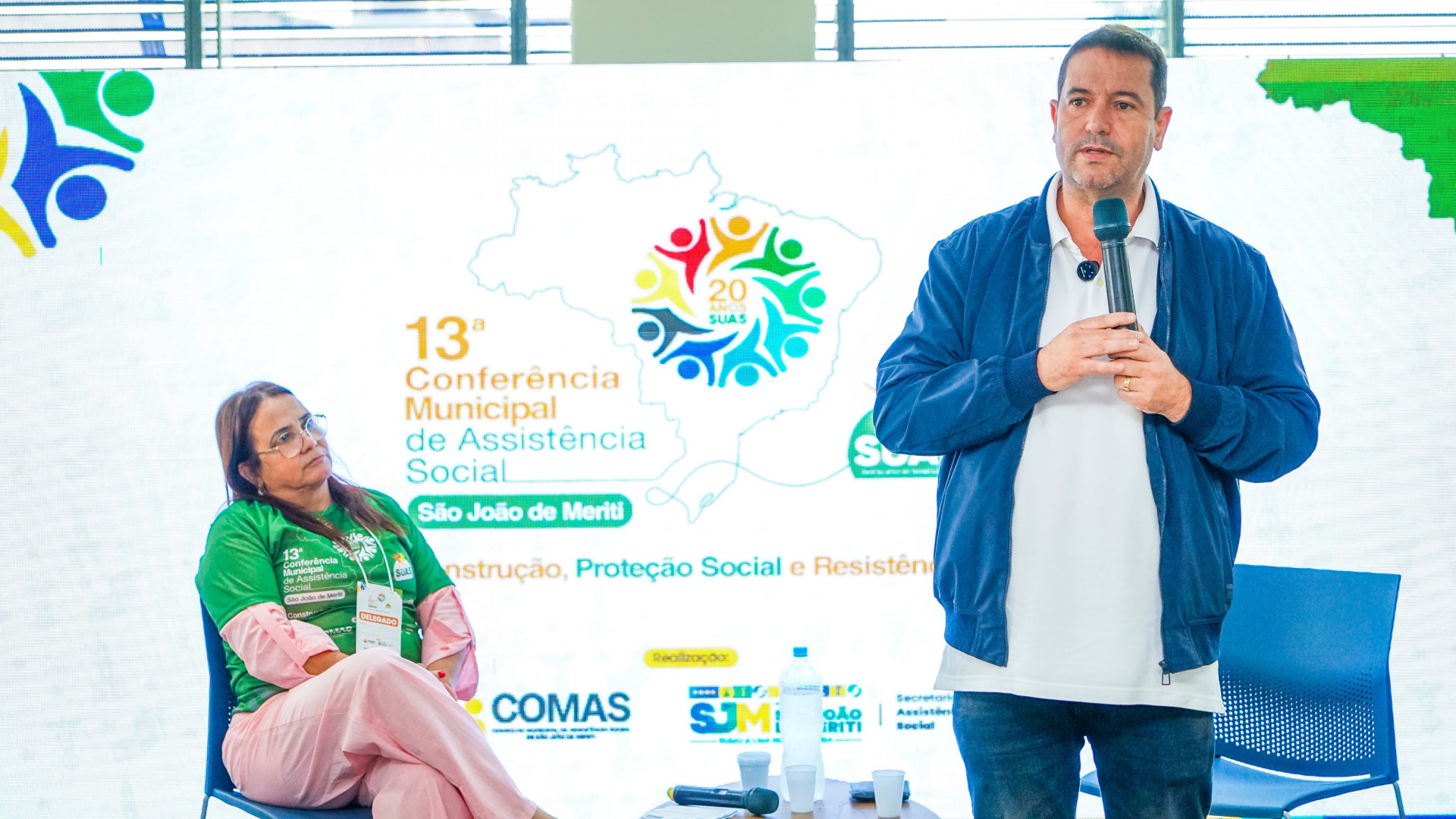 Prefeito L&eacute;o Vieira ressaltou que a atual gest&atilde;o vai trabalhar para os servi&ccedil;os - PMSJM/ Gilberto Rocha