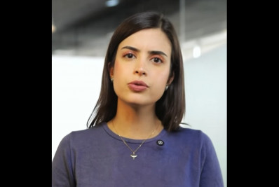 Tabata Amaral grava vídeo cobrando Tarcísio em tarifaço de Trump