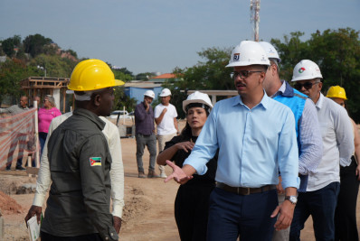Obras de São Gonçalo recebem comitiva de Moçambique