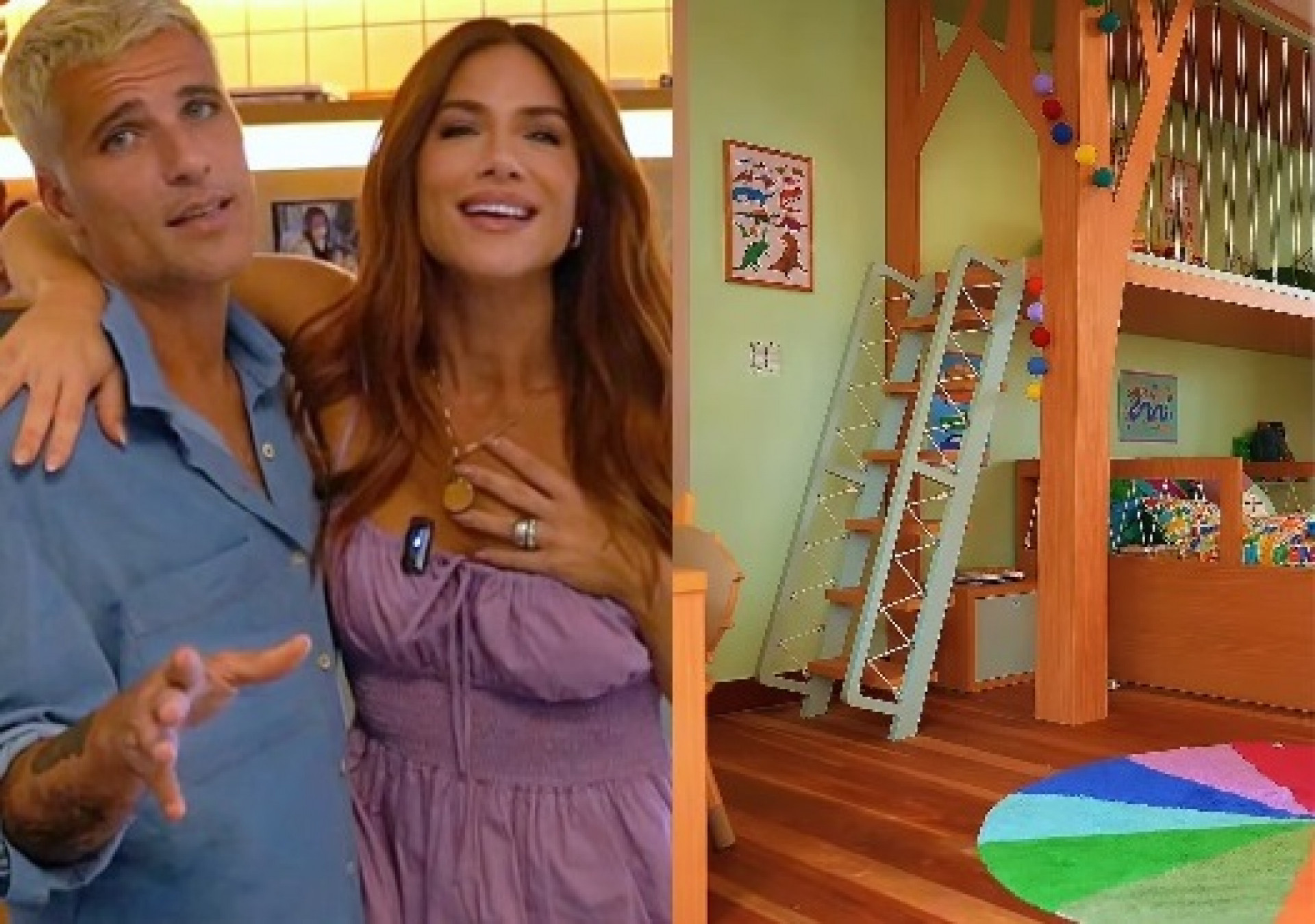 Bruno e Giovanna mostraram nova decoração do quarto dos filhos  - Reprodução/Instagram 