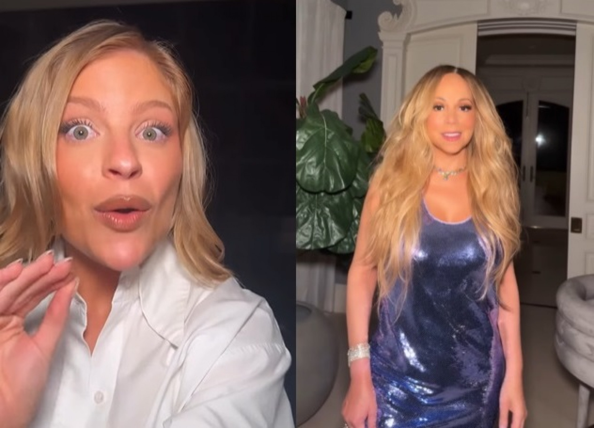Luísa Sonza 'invade' casa de Mariah Carey e é surpreendida  - Reprodução/Instagram 