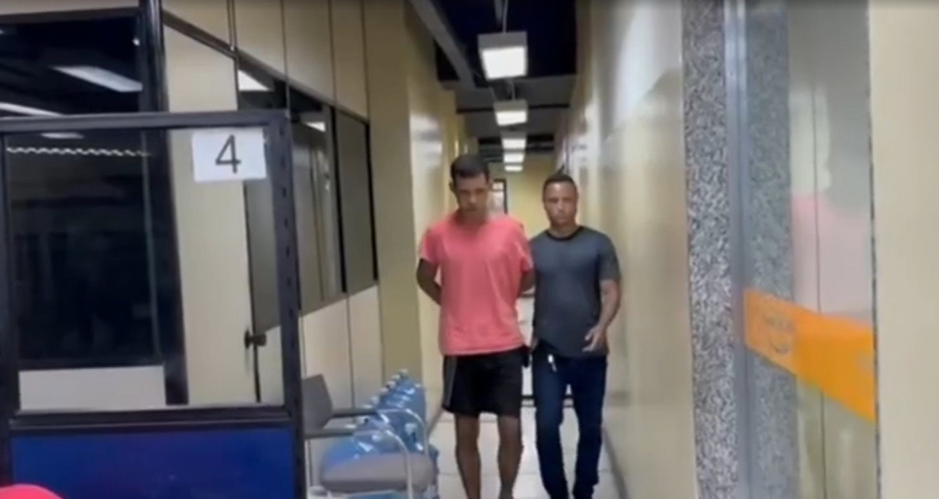 Uma das prisões de Patrick, em 2 de abril de 2024