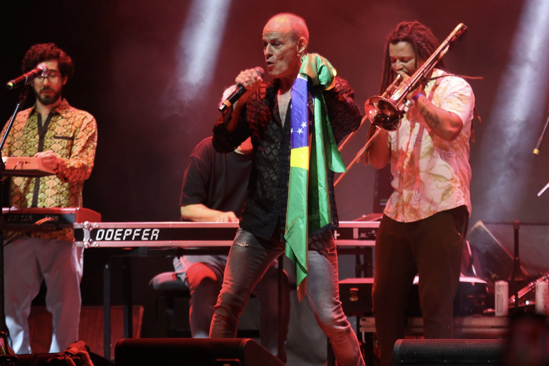 Ney Matogrosso se apresenta em show em homenagem a Cazuza, no Circo Voador  - Roberto Filho / Brazil News
