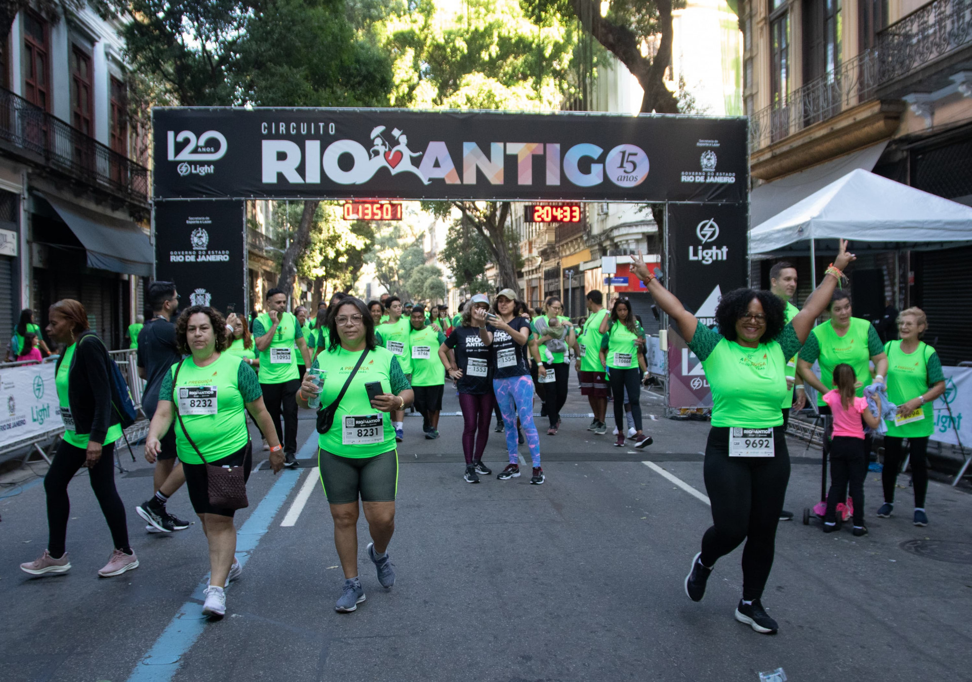 Circuito Rio Antigo teve trajeto por diversos pontos históricos do Centro da Cidade Maravilhosa - Érica Martin/ Agência O Dia