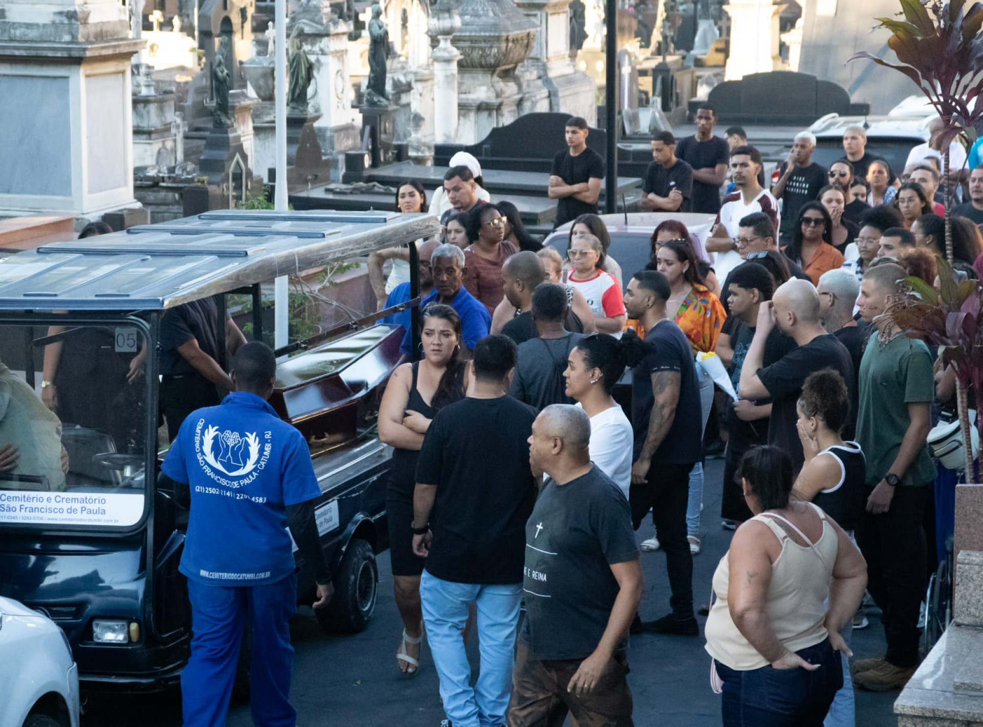 Lidiane Teixeira da Silva foi sepultada no Catumbi - Érica Martin / Agência O Dia