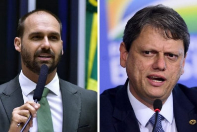 Eduardo Bolsonaro diz que Tarcísio tem 'subserviência servil às elites'