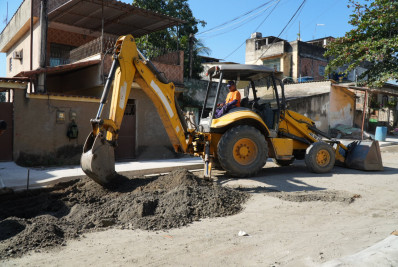 Obras de macrodrenagem estão transformando os bairros Mutuá, Mutuaguaçu e Porto do Rosa