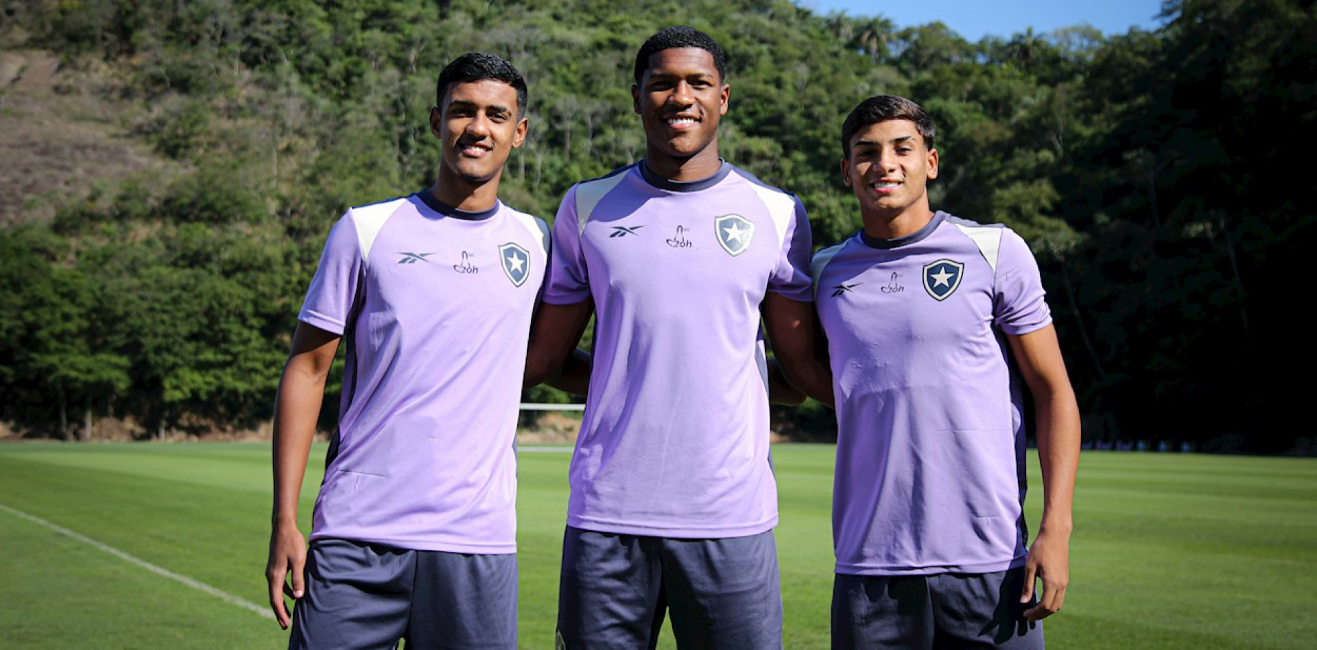 Dayvisson, Danillo e Kadu reforçam a base do Botafogo - Divulgação/Site do Botafogo