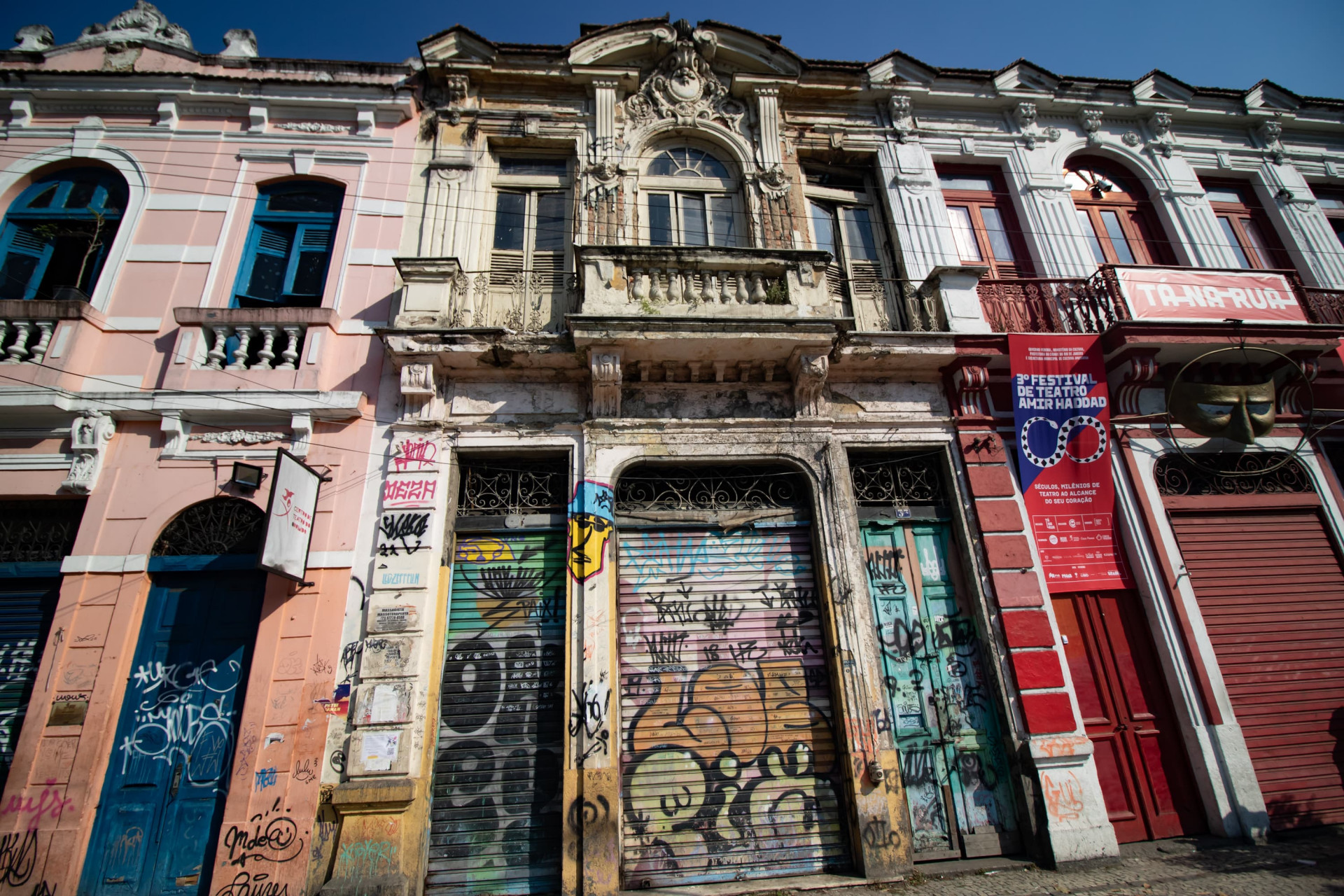Lapa é um dos bairros da região central do Rio que preserva imóveis tombados - Érica Martin / Agência O Dia