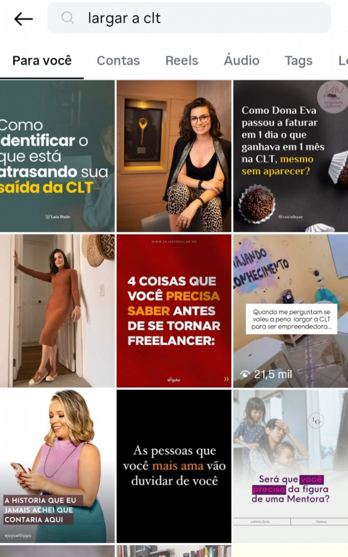 Pipocam nas redes discursos de que ser PJ vale mais a pena que ser CLT - Reprodução Instagram