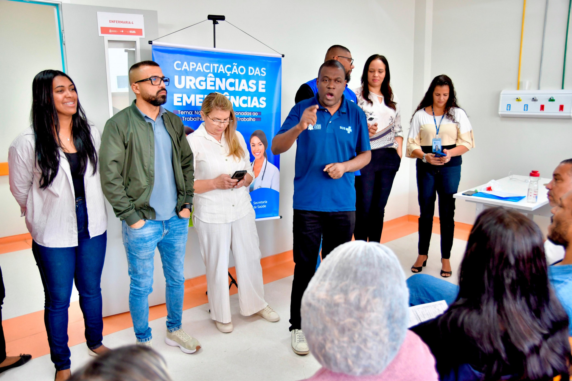 O diretor Municipal de Sa&uacute;de, Felipe Monteiro, ressaltou os avan&ccedil;os e o fortalecimento da sa&uacute;de de Belford Roxo - PMBR/Jeovani Campos