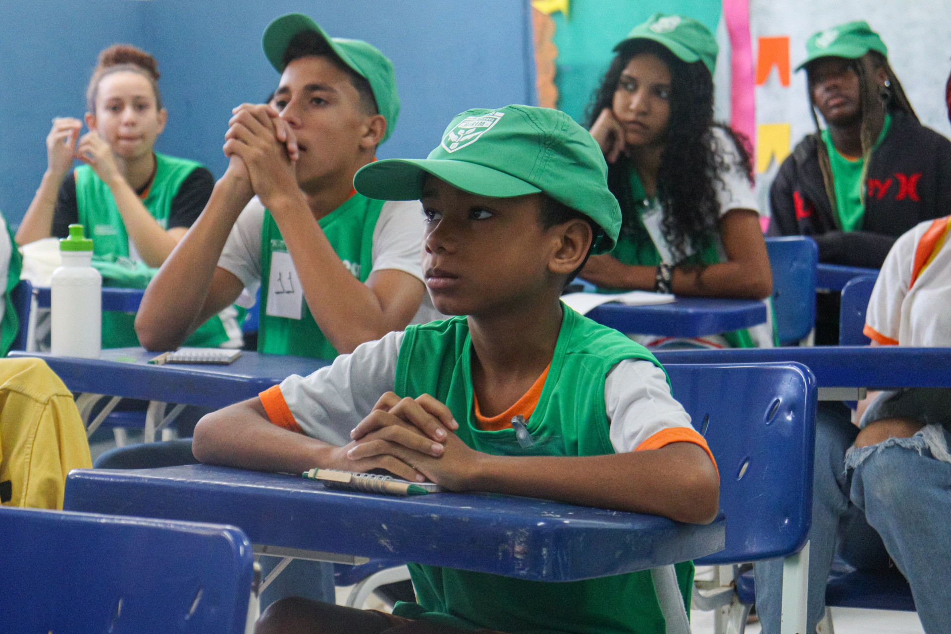 O projeto Guarda-Parque Mirim &eacute; voltado para alunos do 7&ordm; ao 9&ordm; ano, do Ensino Fundamental, da rede municipal, com idades entre 12 e 14 anos - Jean Carlos / PMBR