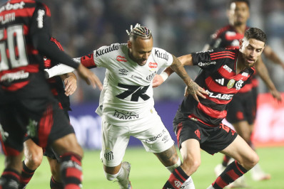 Flamengo perde para o Santos com gol de Neymar e vê liderança do Brasileirão ameaçada
