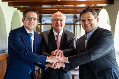 Vídeo: Alckmin, Motta e Alcolumbre defendem 'soberania nacional' contra tarifas de Trump