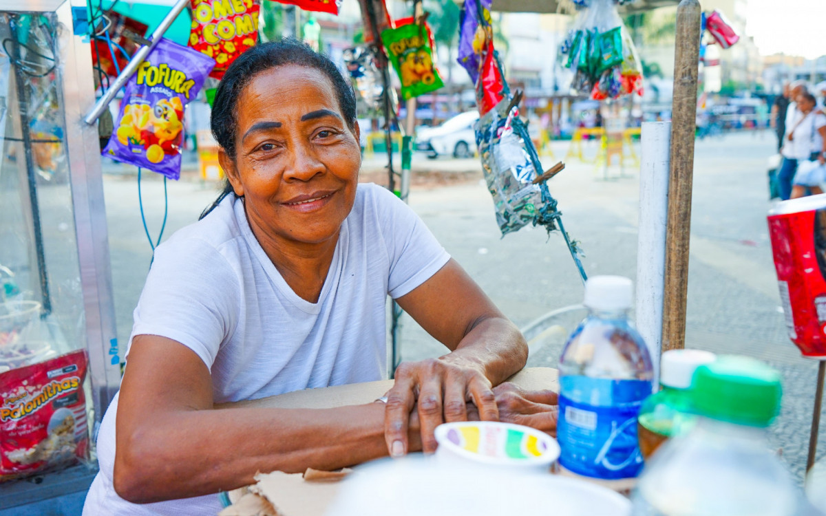 A comerciante Dona Luzmar comentou que as mudanças na praça são positivas