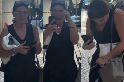 Vídeo! Ingrid Guimarães assusta Giovanna Antonelli em Portugal: 'Achei que era assalto'