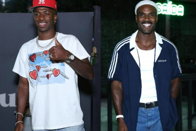 Vini Jr. e Rafael Zulu curtem show de Thiaguinho no Rio