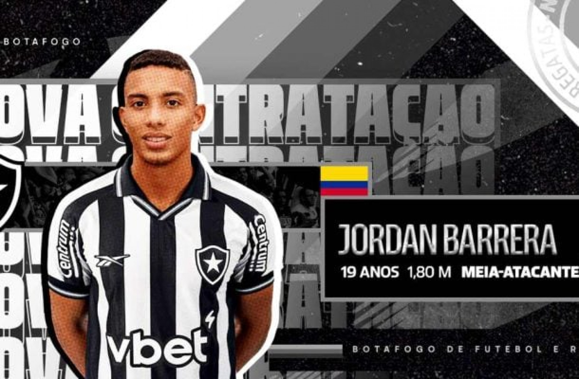 Anunciado, Barrera reforça o elo entre Botafogo e Junior Barranquilla