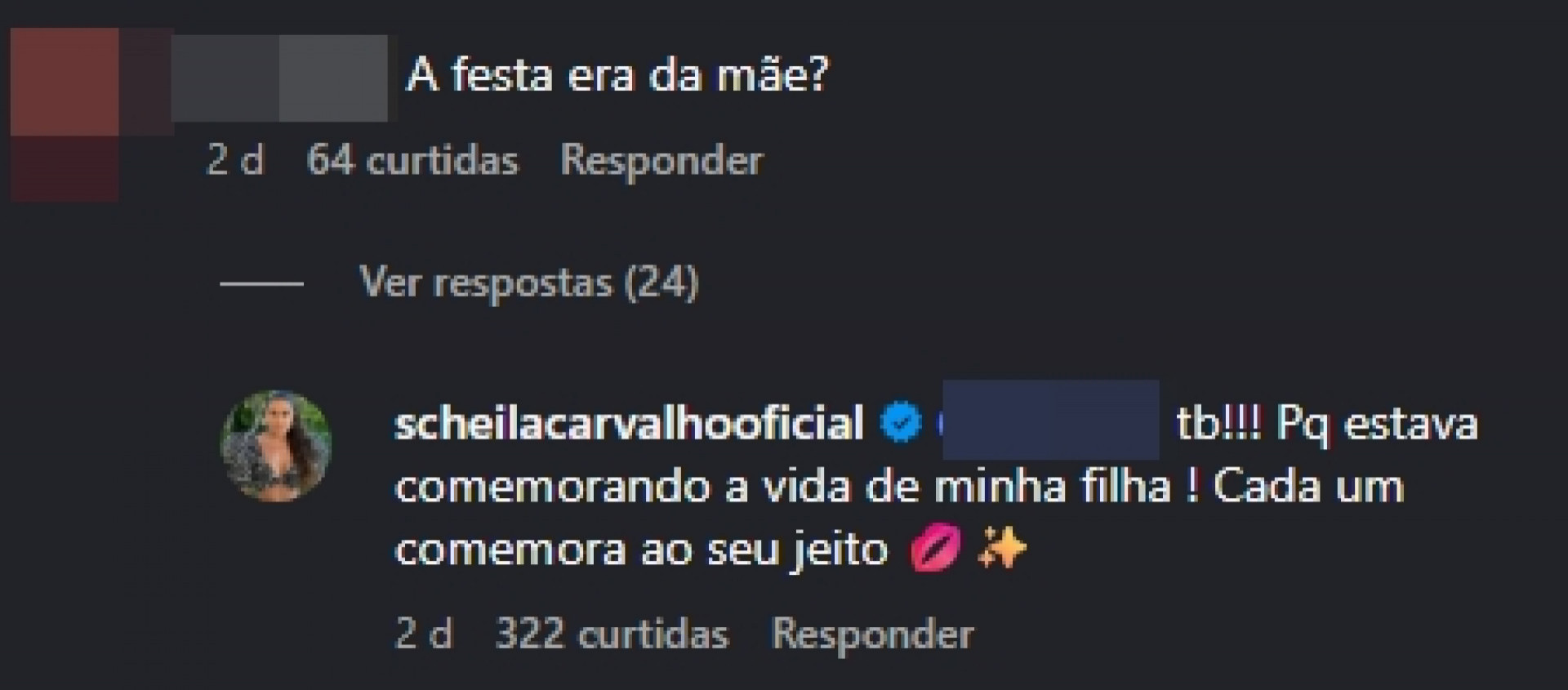 Print tirado de uma página do Instagram - Reprodução/Instagram