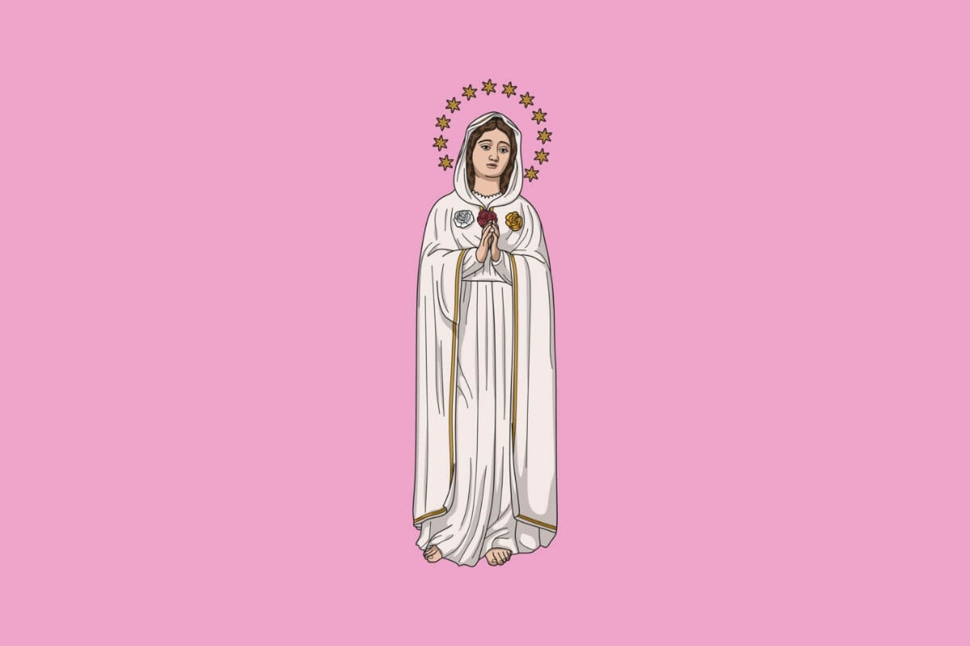 Nossa Senhora da Rosa Mística é um dos títulos dados à Virgem Maria (Imagem: Luis Fraga | Shutterstock) 